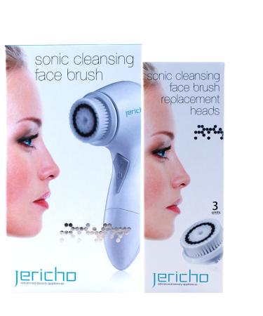 Jericho Dead Sea Set Sonic: Cleansing Face Brush + Heads 3 Unit