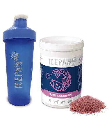 ICEPAW I Combination package for dogs: Shaker and Aminobooster 700g I Gamma-Oryzanol I Muscle building I Digestion