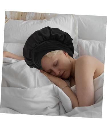 Beavorty 2pcs Satin Night Cap Set | Adjustable Silk Bonnet for Sleeping | Women's Head Wraps | Satin Sleep Hat for Hair Care - Buy Online on SooperMarket.com