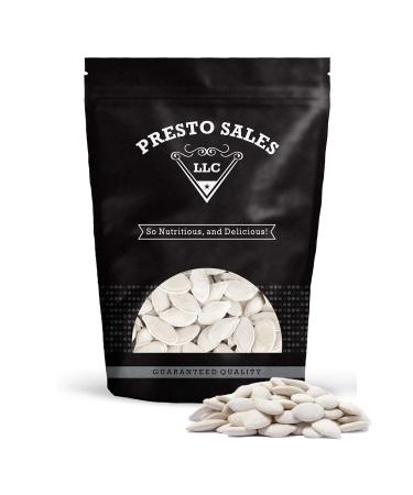Pumpkin Seeds, Home-style In Shell Roasted Salted, Great snack, Oil Free, Healthy Snack, Crunchy, Delicious, Packed in a 3 lbs. (48 oz.) resealable pouch bag by Presto Sales LLC 3.0 Pounds