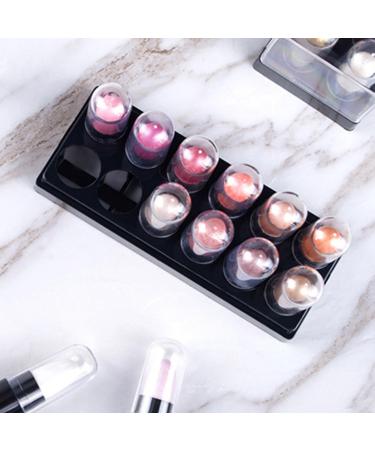 Angoily 12pcs 12 Shadow Box Highlighters Glitter Eye Shadow Girl Makeup Supplies Boxed Tool - Buy Online on SooperMarket.com