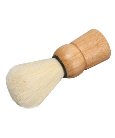 Ankroyu Men's Travel Razor Brush - Professional Synthetic Shaving Brush with Wooden Handle for Men's Beauty Salon | Safe & Durable - Buy Online on SooperMarket.com