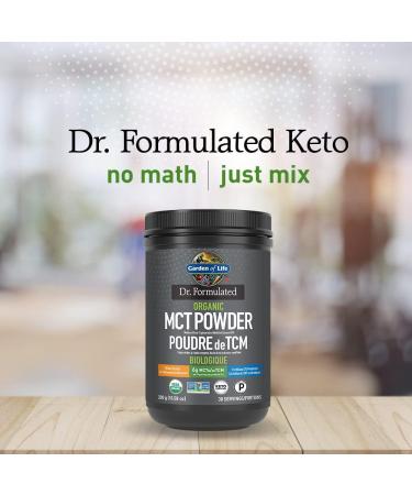 Garden of Life Dr. Formulated Organic MCT powder 0.373 Gram Unflavored. Sustainably Grown Coconuts and no palm oil. Certified Organic Non-GMO Verified Vegan Certified Gluten Free Certified Keto Certified and Paleo Certified. - Buy Online on SooperMarket.com