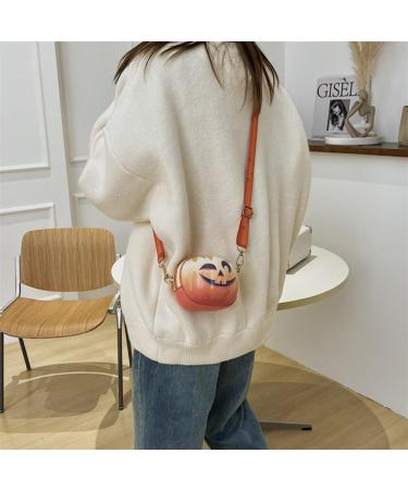 HOPASRISEE Little Pumpkin Halloween Bag Halloween Pumpkin Shoulder Bag Pumpkin Crossbody Bag Halloween Girl Candy Pack - Buy Online on SooperMarket.com