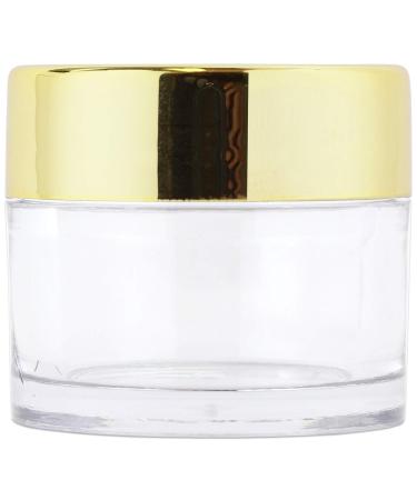 Beauticom 7g Clear Acrylic Jars Leak Proof Thick Wall for Beauty & Cosmetics (48 Pack with Gold Lids - Buy Online on SooperMarket.com