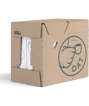 Minor Figures Barista Organic Oat Milk Made in The UK (No Added Sugar/Non Dairy Milk/Vegan & Everyday Oat Milk with Calcium and Vitamins 1 Litre x 6 Cartons - Buy Online on SooperMarket.com
