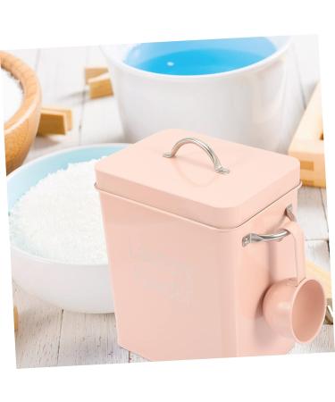 Box washing powder bucket food containers metal laundry powder tin metal laundry powder holder iron - Buy Online on SooperMarket.com