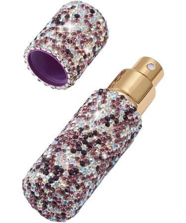 XhuangTech Portable Mini Refillable Perfume Scent Atomizer-Shiny Diamonds Empty Spray Bottle for Traveling and Outgoing of 10ml (Purple) - Buy Online on SooperMarket.com