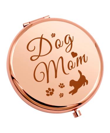 Gevody Veterinarian Gifts for Dog Mom Compact Makeup Mirror Animal Rescue Gifts Memorial Gifts Dog Lovers Gifts for Dog Owners Mom Daughter Pet Lover Gifts Birthday Gifts Travel Compact Mirror