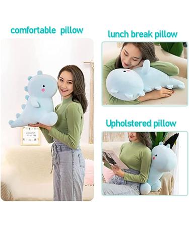 Cute Dinosaur Plush Toy - Soft Stuffed Animal for Children's Room Decor - Perfect Blue Birthday Gift - Buy Online on SooperMarket.com