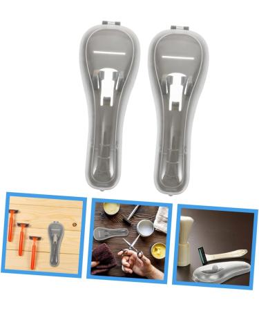 Beavorty 2 STK Razor Storage Box | Travel Razor Container & Sortable Bag | Universal Blade & Nail Clipper Organizer for Suitcase - Buy Online on SooperMarket.com