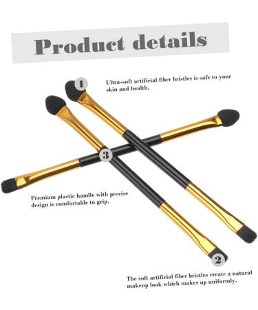 BELLIFFY 20pcs Double Ended Eyeshadow Brush Beauty Supply Eyeshadow Applicator Professional Makeup Brush Eye Shadow Brush Practical Makeup Brush Eye Makeup Accessory Dual Sided Eyeshadow - Buy Online on SooperMarket.com