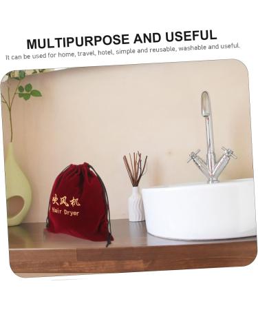 Gogogmee 3 Pcs Hair Dryer Storage Bag Drawstring Storage Bag Portable Hair Dryer Bag Blow Dryer Bag Fabric - Buy Online on SooperMarket.com