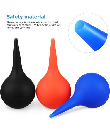 Beavorty Light Bulbs Ear Syringe 6pcs - Soft Rubber Squeeze Bulb for Ear Washing and Wax Suction - 60ML Laboratory Tool - Buy Online on SooperMarket.com