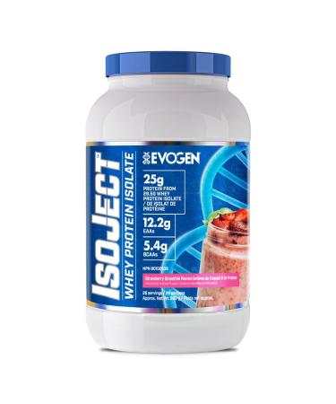 Evogen Isoject Whey Isolate Protein Powder BCAA EAA for Men & Woman (Strawberry)