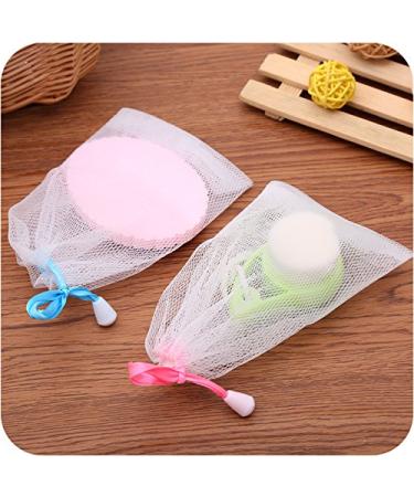 20-Pack Magnoloran Double Layer Mesh Soap Saver Pouch for Exfoliating and Bubble Foam Net Handmade Soap - Body and Facial Cleaning Tool - Buy Online on SooperMarket.com