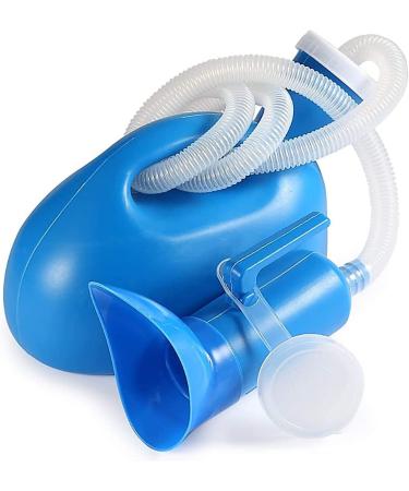Male Urinal Bottle Camping Toilet Urine Bottle Urine Bottles for Men Women Urinal Pee Bottle Universal Portable 2000 ML with Female Adapter for Camping Car Travel