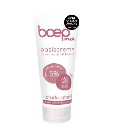 Boep med base cream |Peta Beauty Award for the best vegan face cream |Basic care for problem skin such as neurodermatitis or rosacea |Very dry or itchy skinCertified natural cosmetics 200 ml (1 Pack)
