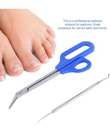 Stainless Steel Pedicure Tool Set Long Handle Handle Foot Nail Manicure Multifunctional Elderly Toenail Scissors Nails File - Buy Online on SooperMarket.com