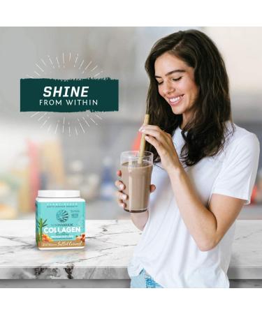 Sunwarrior Collagen Building Protein Peptides with Hyaluronic Acid and Biotin Salted Caramel 17.6 oz (500 g) - Buy Online on SooperMarket.com
