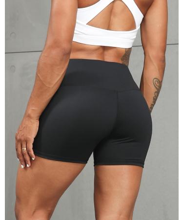 TelaLeo 5 Pack Women's Volleyball Compression Shorts - High Waist Yoga Shorts (5Black, Medium) - Buy Online on SooperMarket.com