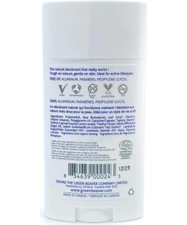 Green Beaver All Natural Body Deodorant Paraben & Aluminum-Free Vegan For Normal & Sensitive Skin Lavender 2-pack Lavender (2 Pack) - Buy Online on SooperMarket.com