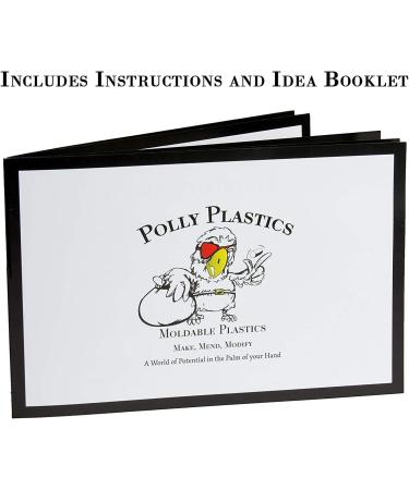 Polly Plastics Moldable Plastic Pellets 10 oz EZ Grip Jar with Idea Booklet - Buy Online on SooperMarket.com