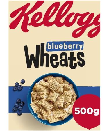 Breakfast Cereal Bundle with Kellogg's Raisin Wheats 500g & Blueberry Wheats 500g (2 Pack) - Buy Online on SooperMarket.com
