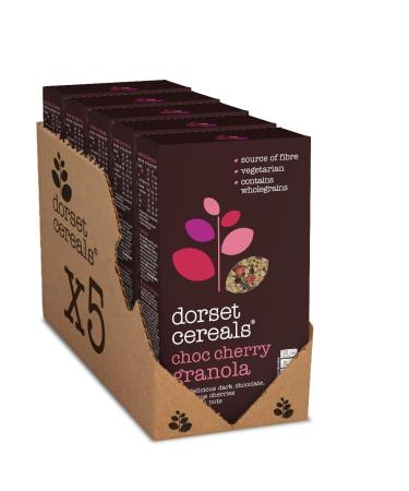 Dorset Cereals Chocolate & Cherry Granola |Cereal | High in Fibre |Vegetarian | 5 PACKS of 450g Chocolate & Cherry 450 g (Pack of 5)