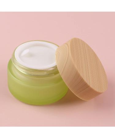 Plastic cosmetic jars empty jars 4 PC 50ml Empty Green Glass Cosmetic Jars with Screw Lid  50g Small Containers Storage Pot for Cosmetic Travel + 4X Spatula (Color : Groen Size : 20ml) (Color : Groe 20ml Groen - Buy Online on SooperMarket.com