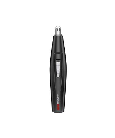 ConairMan Nose Hair Trimmer for Men For Nose Ear and Perfect for Travel Battery Powered Red/Black Universal