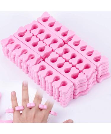 50Pcs Toe Separators Finger Dividers Separators Soft Foam Sponge Spacer Nail Art Manicure Pedicure Gel Polish Coating Painting Accessories Tools