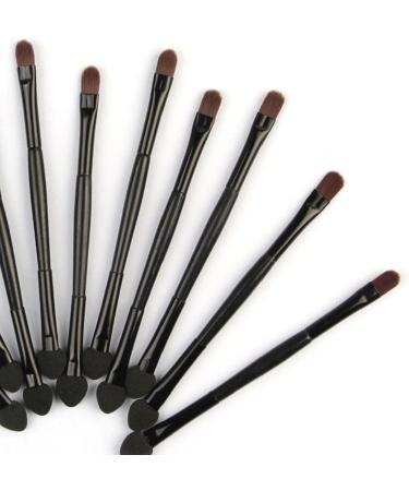 Tosssper 10-Piece Makeup Brush Set - Dual-Ended Eyeshadow Applicators & Beauty Tools for Perfect Eyelashes | International Shipping Available - Buy Online on SooperMarket.com