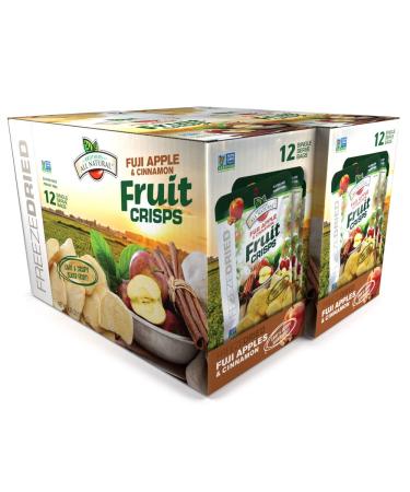 Brothers-ALL-Natural Fruit Crisps Fuji Apple and Cinnamon 0.35 Ounce (12 count Pack of 2)