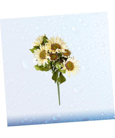 Cabilock Imitated Sunflower Bouquet 1pc Home Decor European Household Decoration European Style Sunflower Adornment Decorate - Buy Online on SooperMarket.com