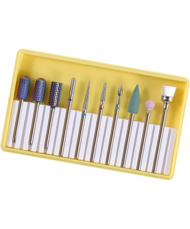 Beavorty 3 Sets Manicure Pedicure Bit manicure drill bits Cuticle Drill Bits Gel Nails Bit Manicure sand tool Nail Drill Replacement Bits nail grinding head power tools polisher diamond 5x1cmx3pcs Yellowx3pcs - Buy Online on SooperMarket.com