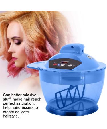 Electric Hair Coloring Bowl - Automatic Mixer Blender for Hair Dye Cream - Blue - Buy Online on SooperMarket.com