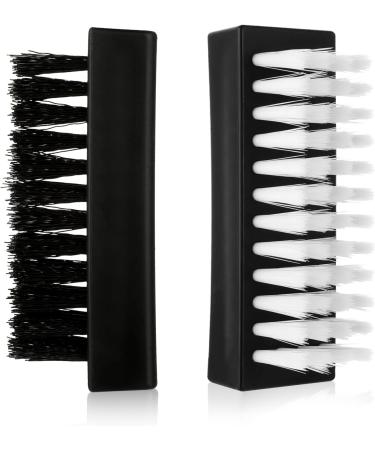 Amaxiu Hand Nail Brush for Cleaning Fingernails Durable Nylon Firm Stiff Scrub Bristles Nail Scrubber Brushes for Men Mechanics Gardeners Scrubbing under Fingers Foot Toes(2 Pack Black+White) - Buy Online on SooperMarket.com