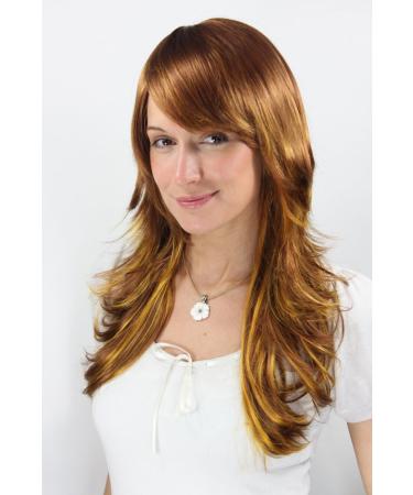 Buy WIG ME UP 3220-30-144 | Wild Reddish Brown & Golden Blonde Streaked Long Wavy Hair - International Shipping Available - Buy Online on SooperMarket.com