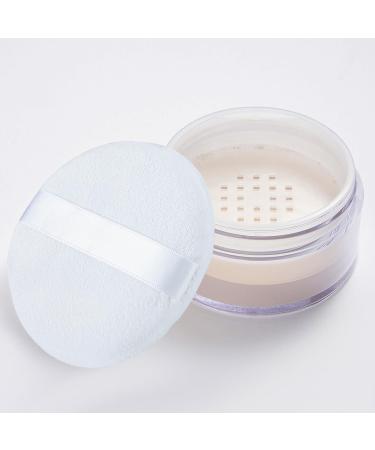 6-Pack Large 4.13" Powder Puffs - Soft Washable Velour Loose Powder Applicators for Body - Perfect for All Skin Types - Buy Online on SooperMarket.com