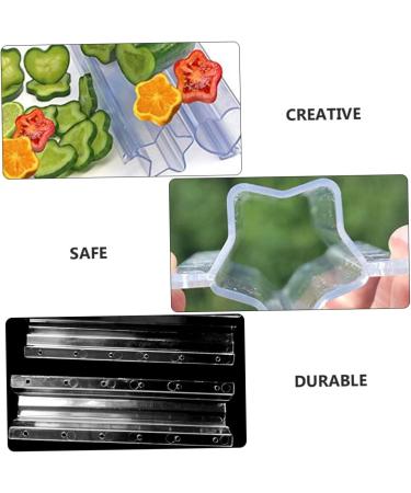 6 pcs Tool Grow Star Vegetable Molds Shape Vegetables Supplies Cake Modeling Moulds Garden Plastic As Shownx3pcs 20x4cmx3pcs - Buy Online on SooperMarket.com