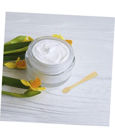 Baluue 8pcs Mask Spoon Skincare Spatula Cream Applicator Makeup Spatulas Makeup Scoop Skin Care Spatula Abs 6x0.7x0.7cm Golden - Buy Online on SooperMarket.com
