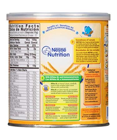Nestle Nestum Infant Cereal 10.6 oz Can (Pack of 3) - Nutritious Baby Food Combo - Buy Online on SooperMarket.com