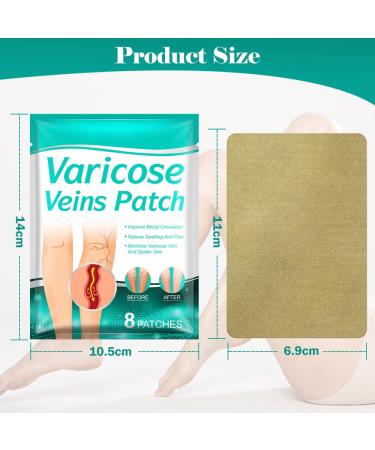 Fengyang 16Pcs Varicose Veins Treatment Patch Set for Legs - Spider Vein Relief, Soothes Leg Fatigue - Buy Online on SooperMarket.com