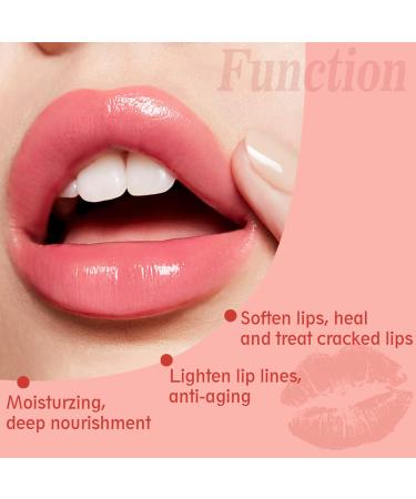 Natural Lip Plumper Set - Day & Night Serum for Softer, Bigger Fuller Lips - Lip Care & Enhancer Kit with Lip Mask - No More Chapped Lips - 2Pcs - Buy Online on SooperMarket.com