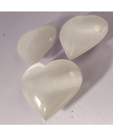 Specimen Healed Natural Crystal Heart Gypsum Heart Hand Made Quartz Gemstones Stone Hearts Balancing Collector Crystals Reiki As a Gift FZUGEDRLI - Buy Online on SooperMarket.com