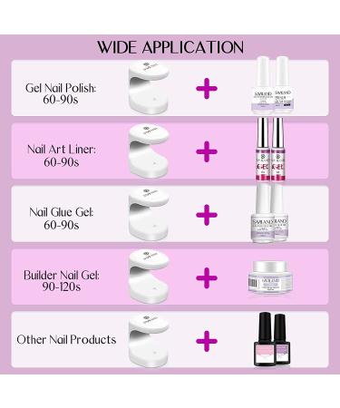 Saviland Mini Nail Lamp - 16W U V/LED Nail Dryer U V Light for Nails for Gel Nail Polish  Builder Nail Gel  Glue Gel  Nail Art Tools for Starters Home DIY Professionals Salon Portable Nail Lamp - Buy Online on SooperMarket.com