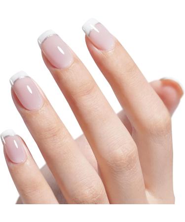 AILLSA Nude Pink Gel Nail Polish Set Milky White Red Jelly Neutral Gel Polish with Base and Top Coat Long Lasting All Season Color Soak Off U V L ED Manicure Art Salon DIY at Home 7Pcs 8ML Red White - Buy Online on SooperMarket.com