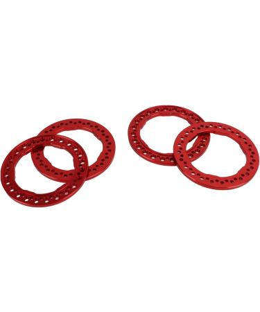 Alomejor 1.9 Aluminum Alloy Beadlock Rings - 4 Piece Red Replacement for Easy Installation & Repair - Buy Online on SooperMarket.com