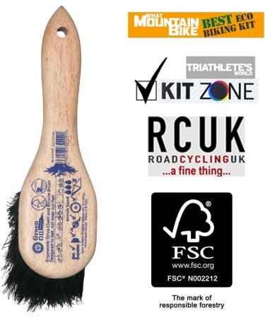 Green Oil Bicycle Cleaning Brush | Biodegradable & FSC Certified | Sustainable Plant Based Bristles | UK-Made - Buy Online on SooperMarket.com